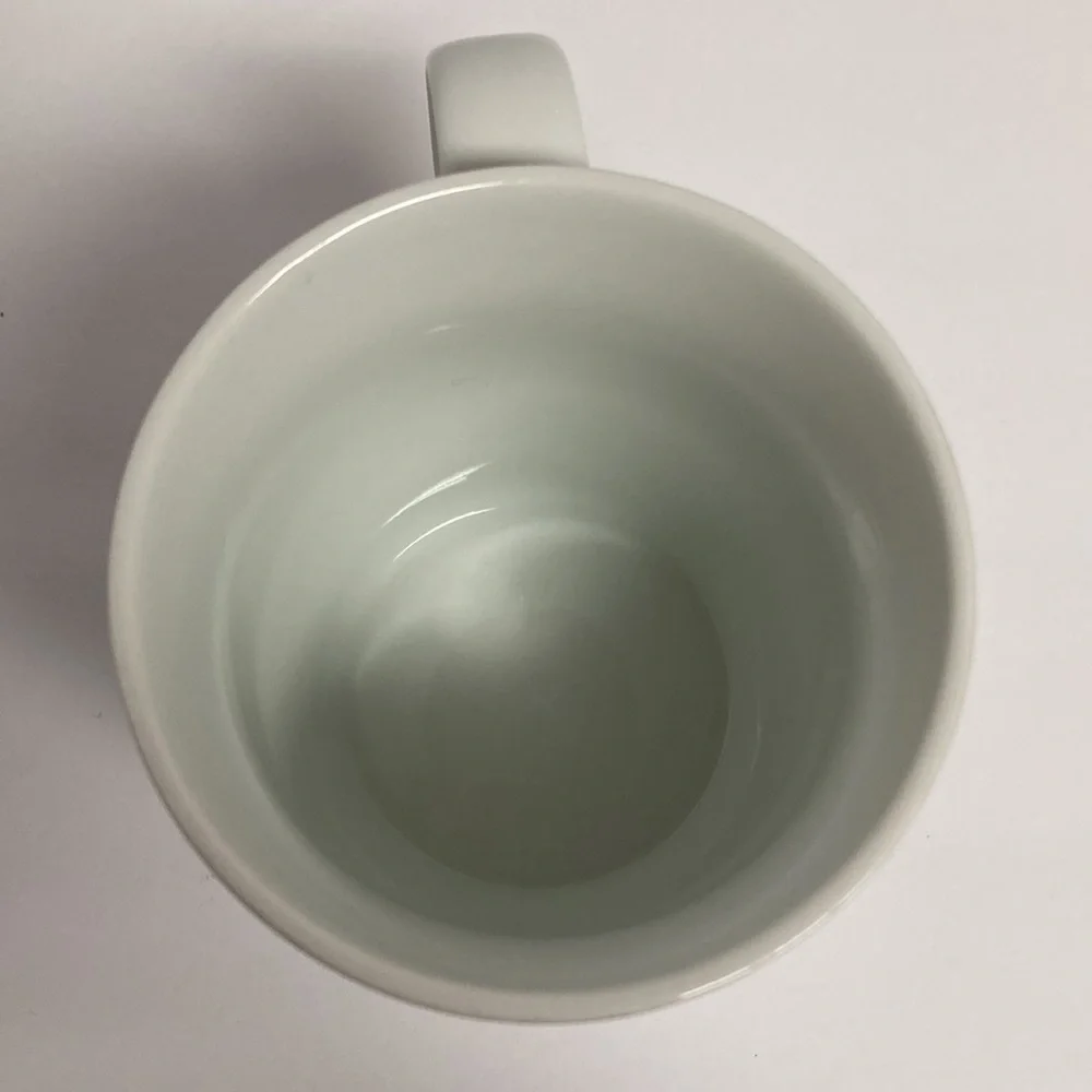 Crate&Barrel Monogram Letter W Coffee Mug